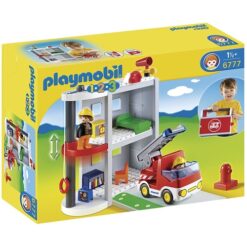 Playmobil 1.2.3 - Caserne de pompiers - 6777