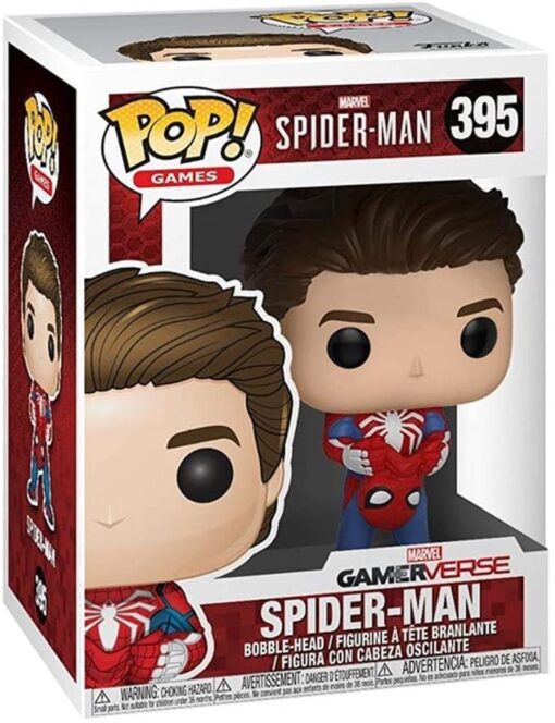 Funko-pop-Marvel-Unmasked-Spider-Man-Figurine