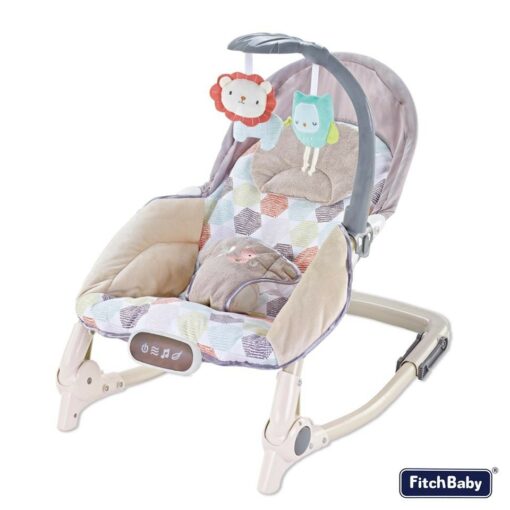 Transat bébé fauteuil à bascule Musical Vibrant - Fitch baby-0