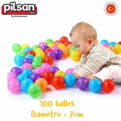 100 Balles de diamètre 7cm - Pilsan-0