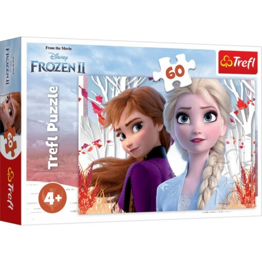 TREFL Puzzle 60 éléments Frozen 2 Frozen 2 MONDE ENCHANTÉ D'ANNA ET ELSA