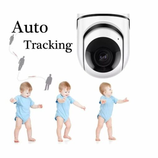 Caméra intelligente sans fil IP Wifi avec détection mouvement de bébé 360° stockage cloud