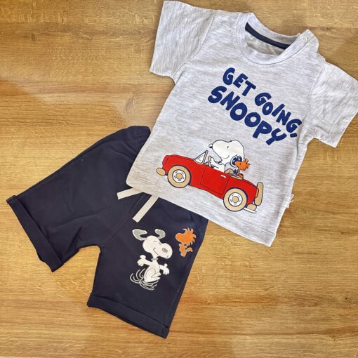 Short+ Tee shirt Snoopy Respirant d'été - Royal Kids