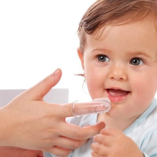 brosse à dents doigt souple pour bébé
