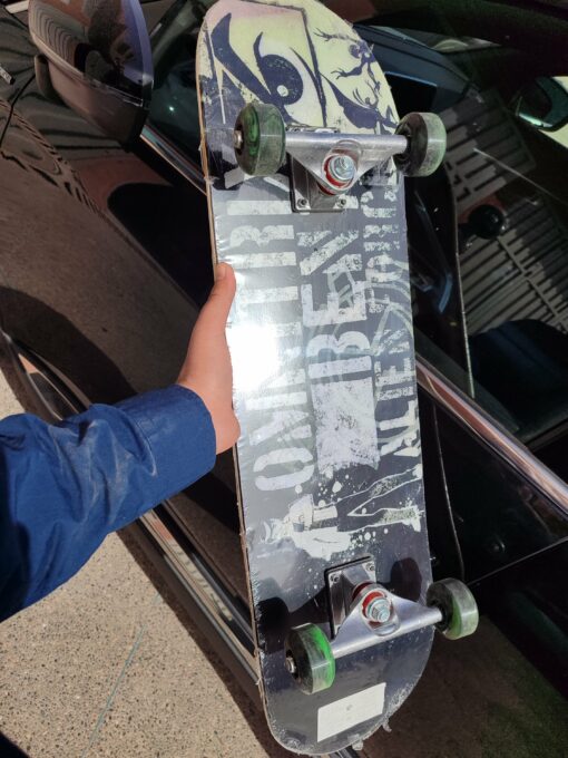 skateboard 80x20 cm- surface black